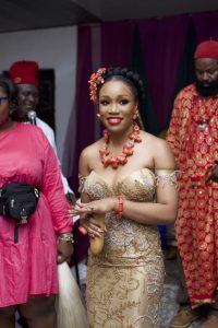 Igbo traditional marriage ceremony showing Igba Nkwu wine carrying ritual