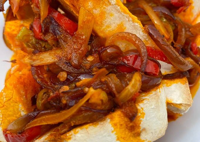 Roasted Yam & Palm Oil Sauce Recipe - A Taste of Tradition