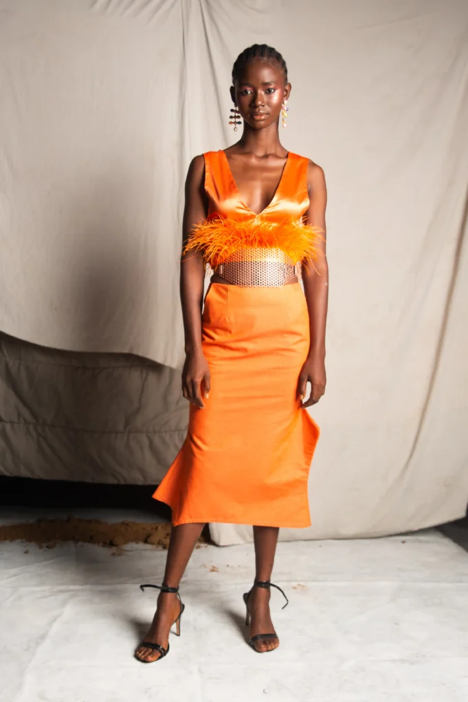 Orange Culture sustainable fashion at Lagos Fashion Week 2024