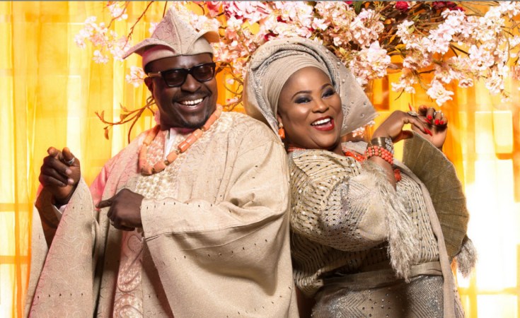 Bridal fashion in The Wedding Party showcasing lace and beaded accessories