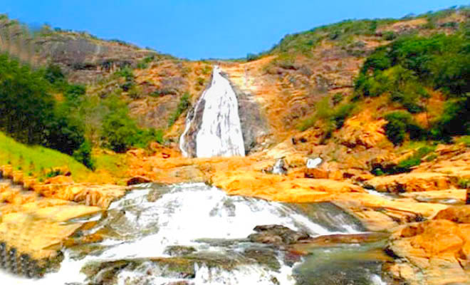 Breathtaking view of Farin Ruwa Waterfalls, a stunning wellness tourism site in Nigeria