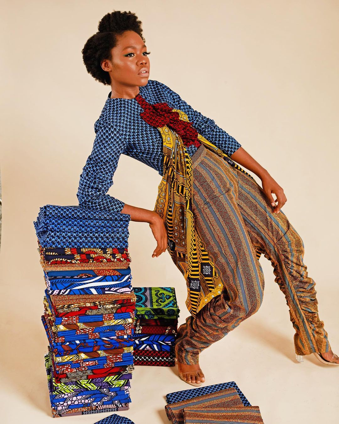 Bold African Ankara prints by Ituen Basi at GTCO Fashion Weekend 2024