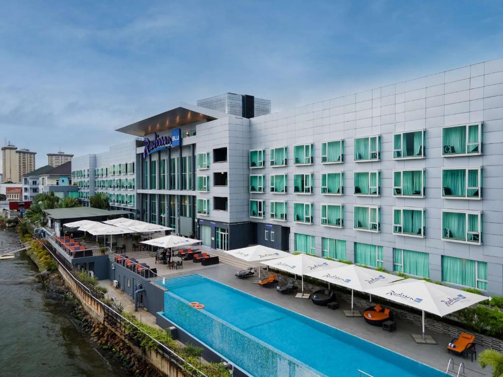 Radisson Blu Anchorage Hotel, a premium destination on Lagos Lagoon, offering stunning views and luxurious amenities