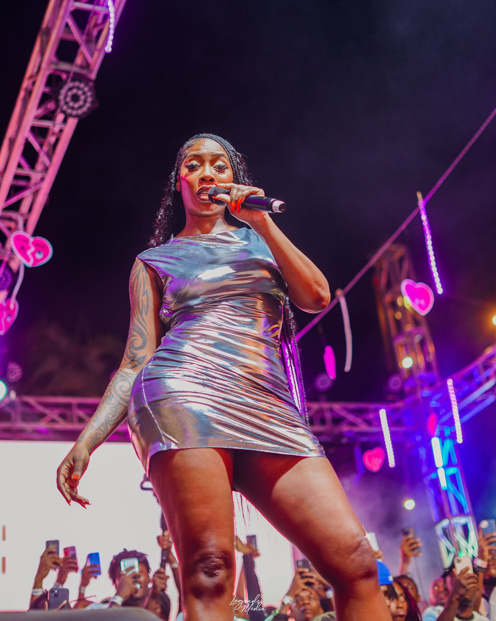 Tiwa Savage, iconic Nigerian female artist and global Afropop superstar in 2024