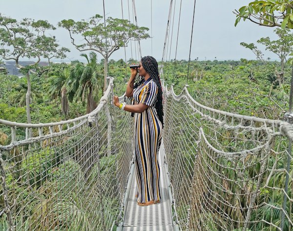 Lekki Conservation Centre, an eco-friendly luxury destination in Lagos, offering wildlife experiences and scenic canopy walk