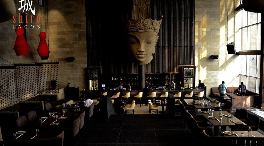 Upscale dining experience at Shiro Restaurant and Bar in Victoria Island, one of the luxurious tourist spots in Lagos.