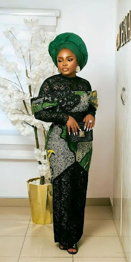 Lace and Ankara.