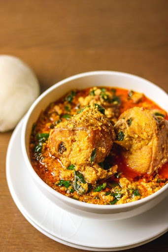 Food for Nigerian Dinner Party (Pounded Yam and Egusi)