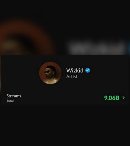 Wizkid Becomes First African Artist to Surpass 9 Billion Streams on Spotify