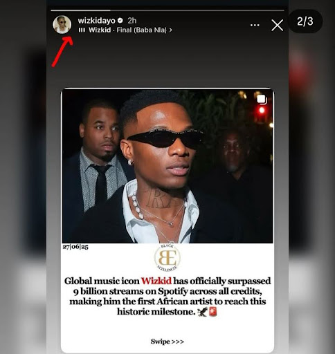 Wizkid Becomes First African Artist to Surpass 9 Billion Streams on Spotify