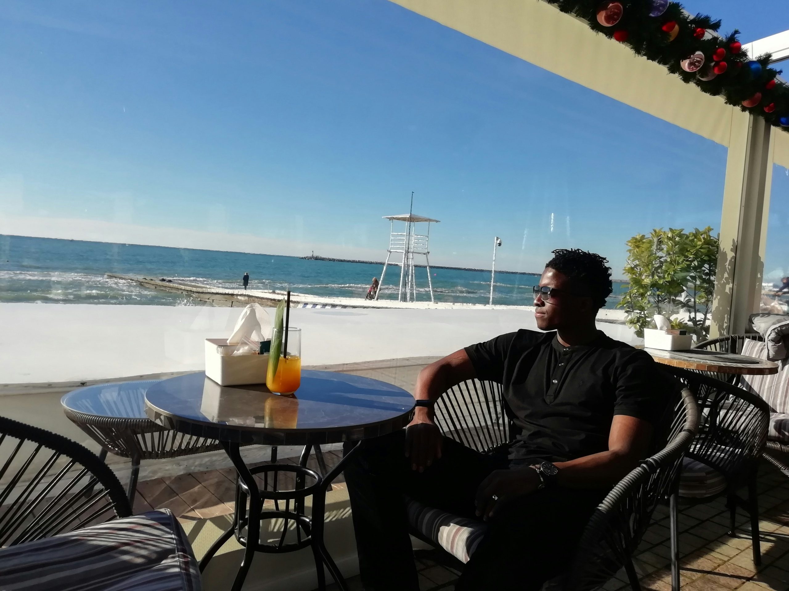 A businessman enjoying a bleisure micro-cation in Abuja.