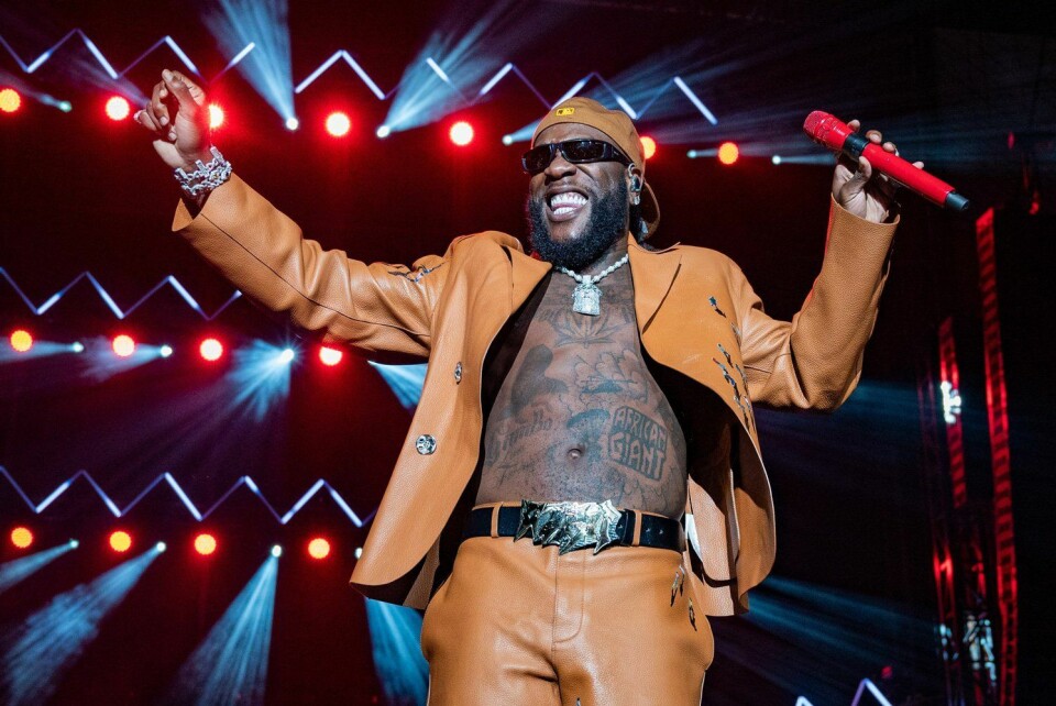  Nigerian superstar Burna Boy, one of the artists with the top 10 Nigerian songs in 2025.