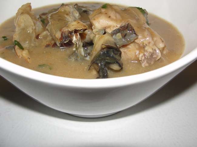  A picture of Afia Efere white soup, a comforting local dish to try in Akwa Ibom during the holidays.