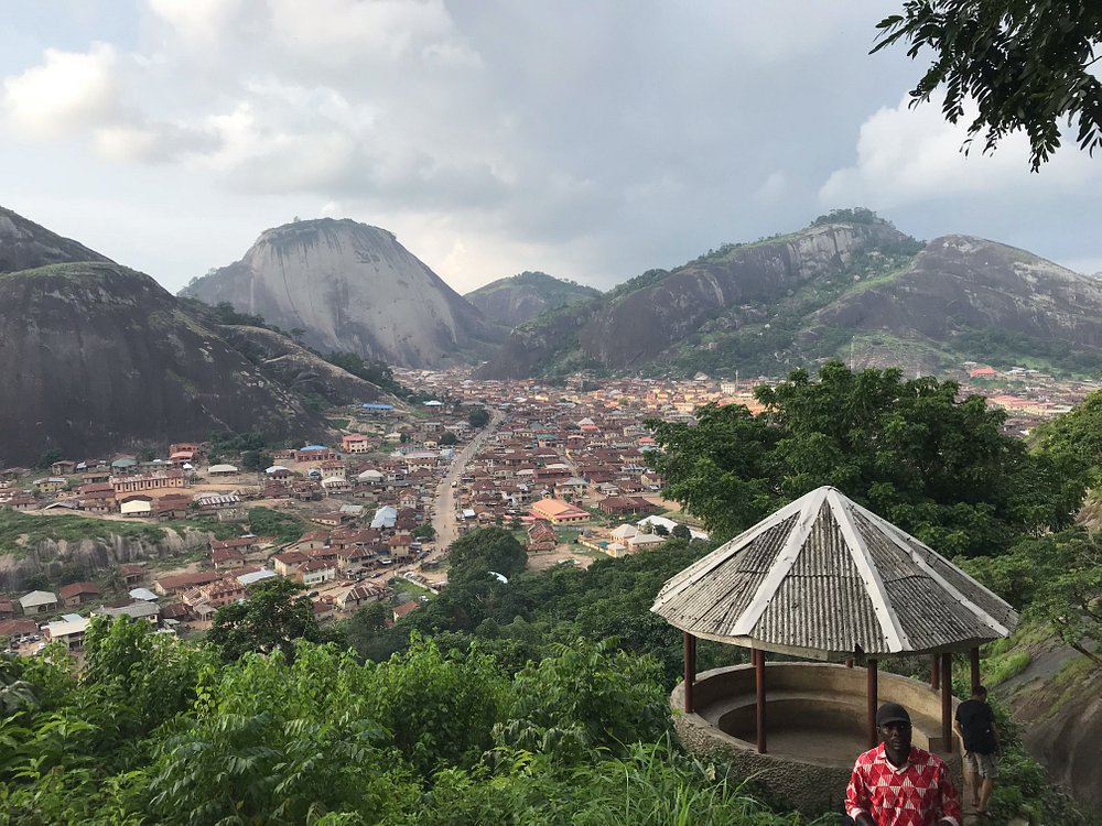 Idanre hills, one of the most popular tourist attractions in Ondo. 
