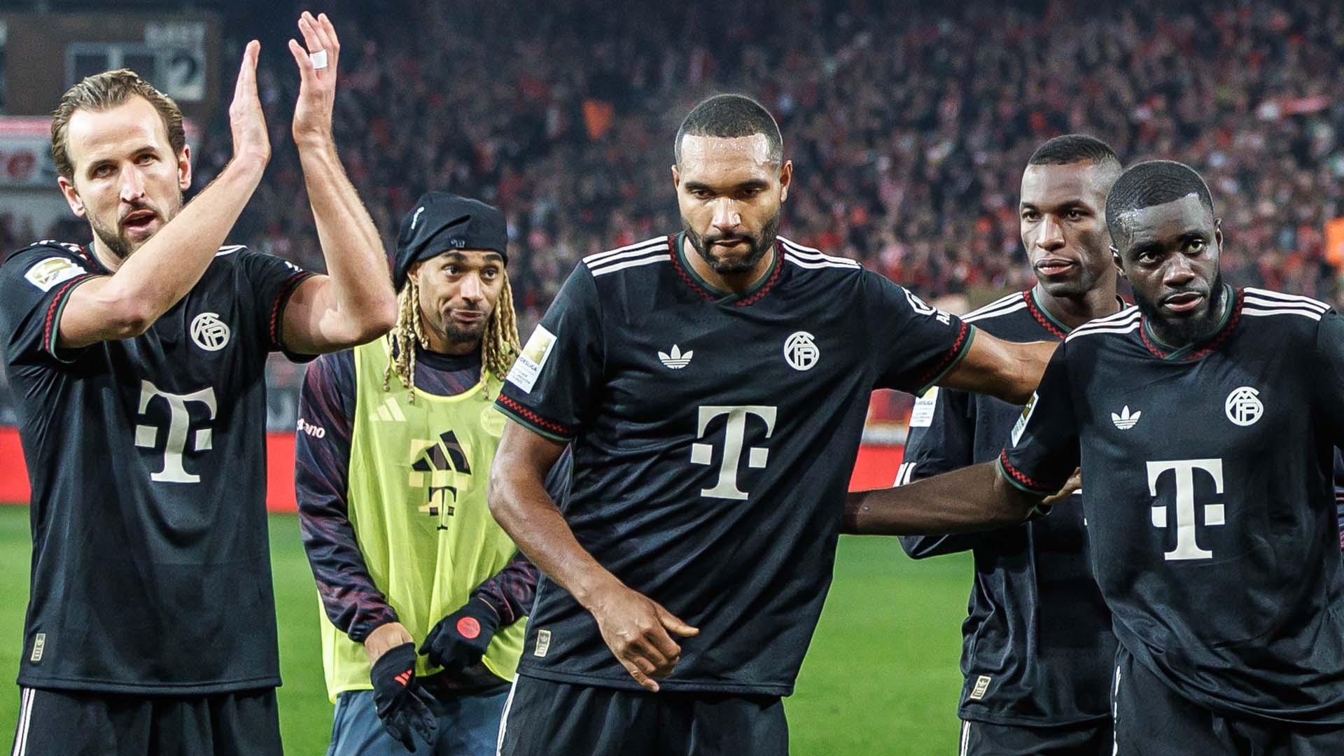 Bayern Munich players after their 16-game winning streak ended at Union Berlin in the Bundesliga 