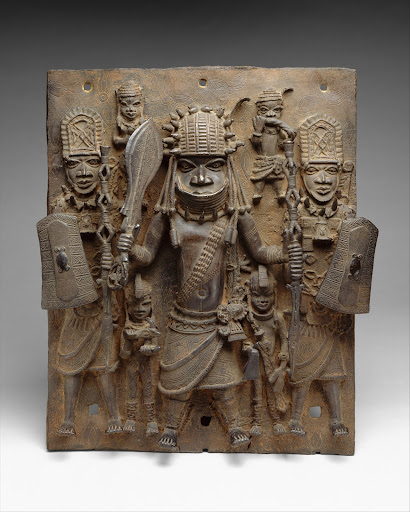 A picture of the Bronze in Benin City.