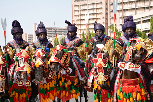  People of Bauchi in their traditional regalia.