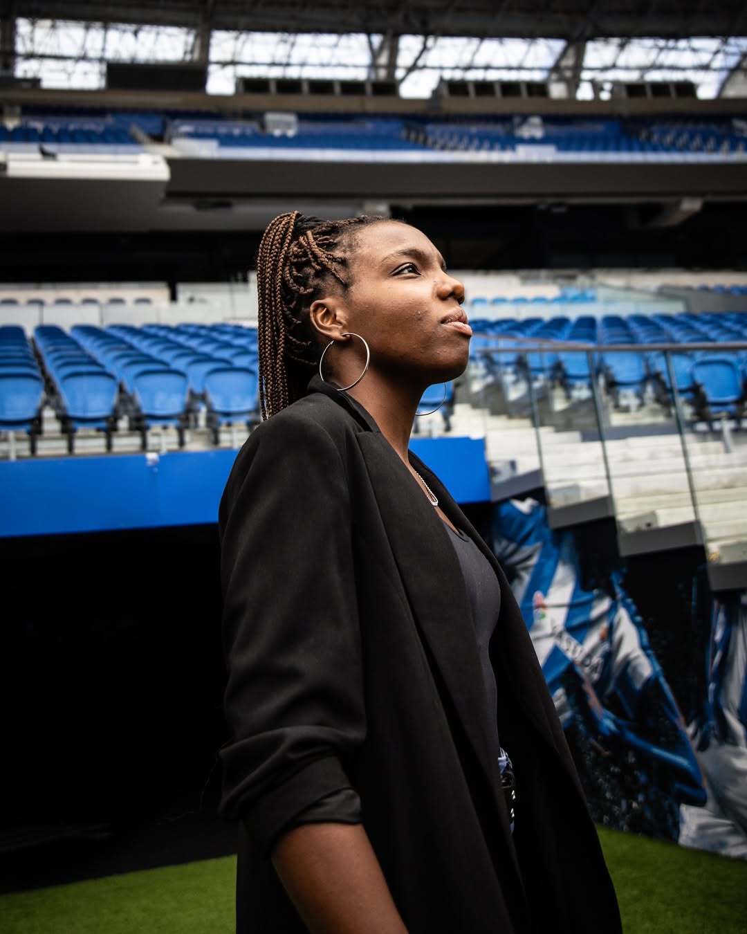 Born in Morocco after her mother's perilous Sahara crossing, Edna Imade's 