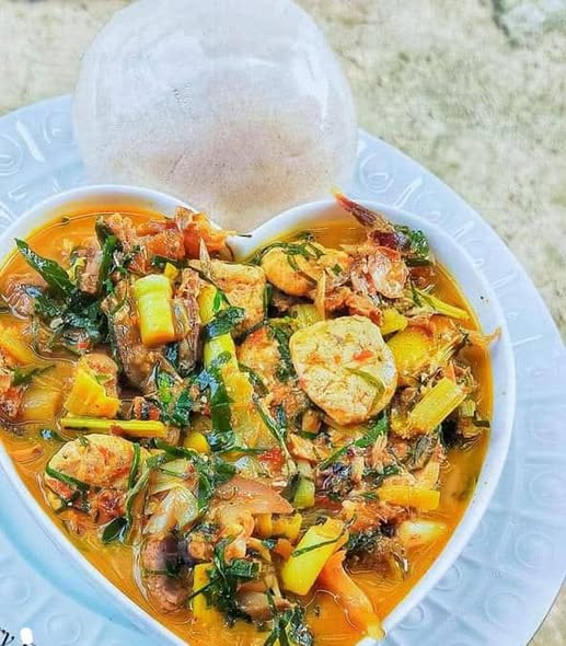 Ofe Achara is an indigenous food in Abia State.