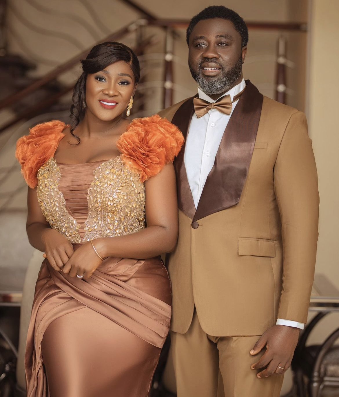Mercy Johnson and Prince Odi Okojie 