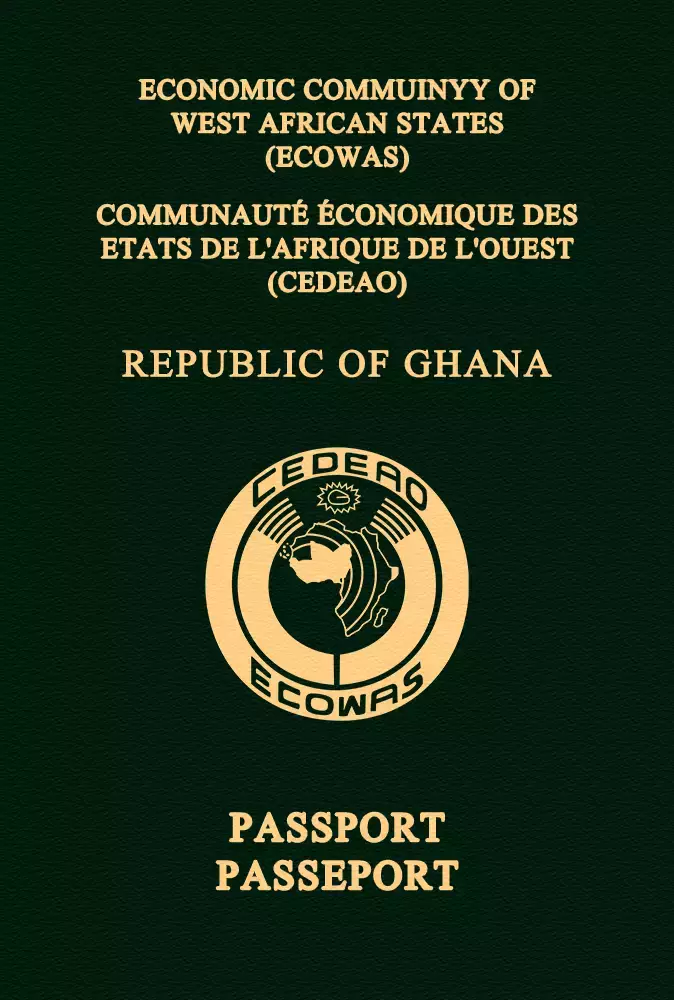  Dual citizenship in Africa: A picture of the Ghanaian passport. 
