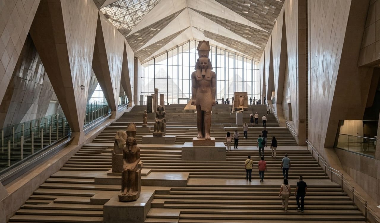 Sustainability, Architecture, and the Grand Egyptian Museum's Global Ambition