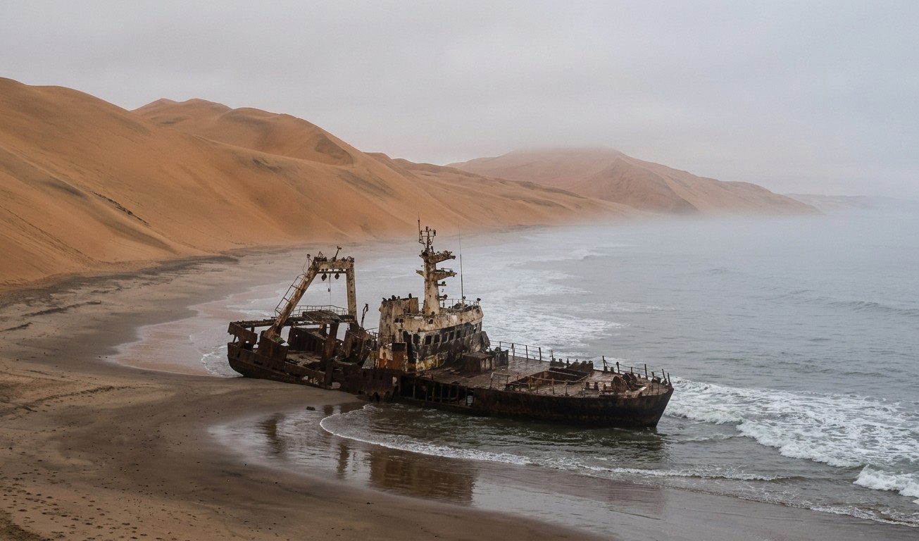 The Skeleton Coast: Where Ships Go to Die
