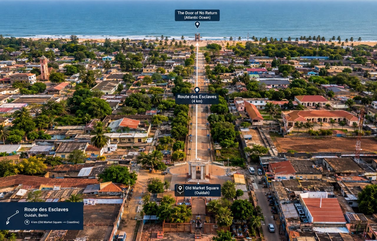 Who Built the Slave Route in Benin, and Why