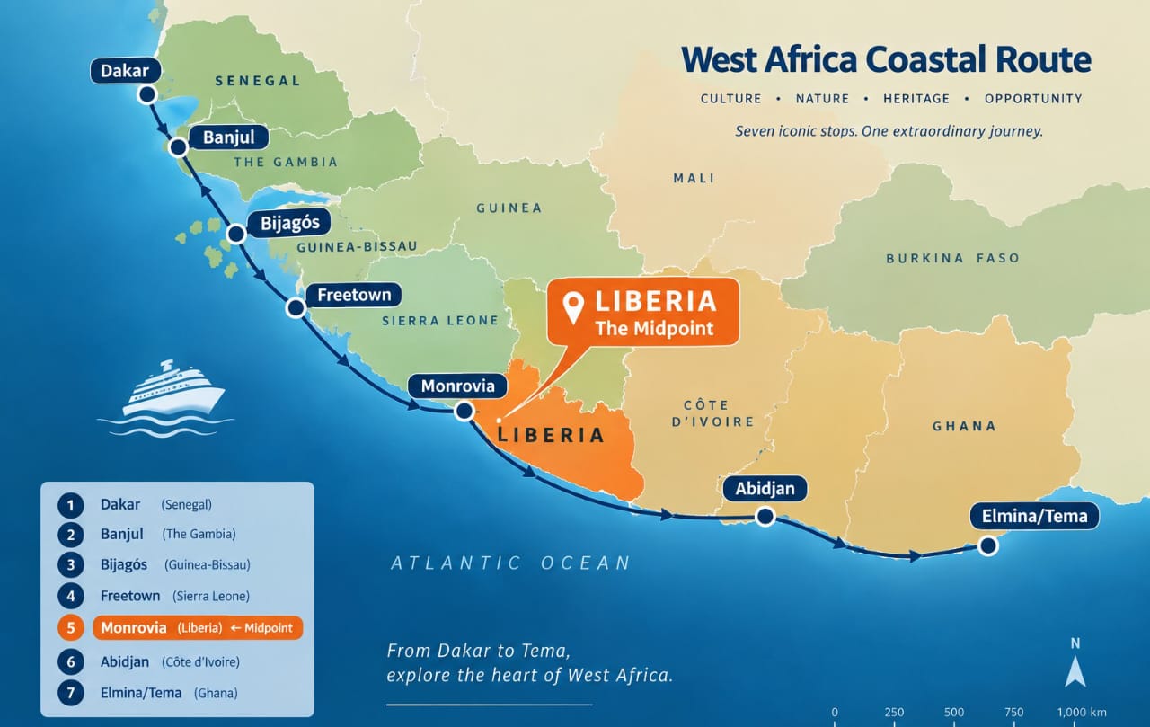 West Africa’s cruise opportunity is becoming a network.
